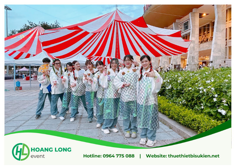 dịch vụ cho thuê dù tròn 